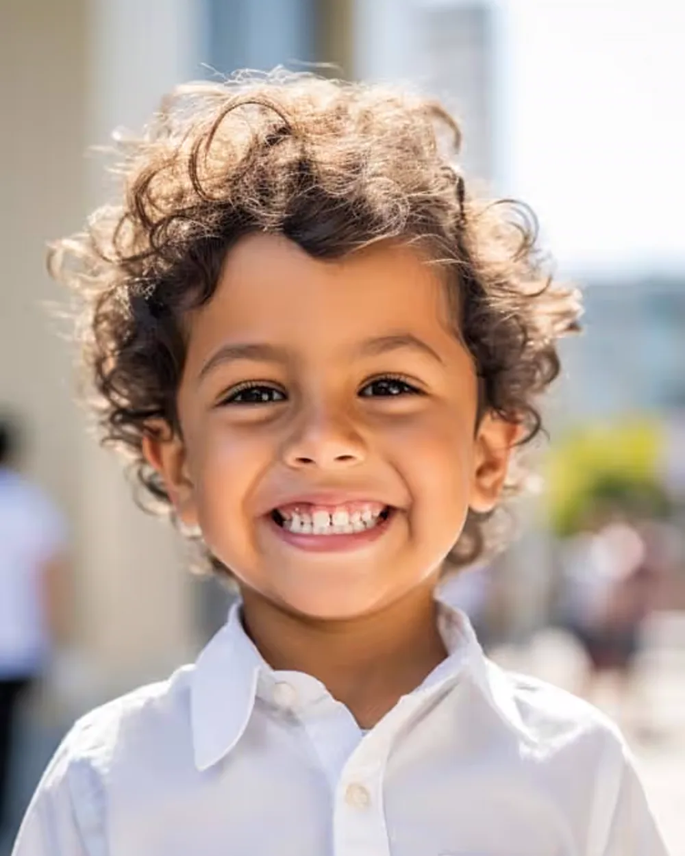 Enfant souriant, orthodontie interceptive pour enfants à Anderlecht